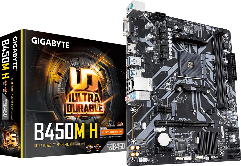 Gigabyte B450M H (Rev. 1.x)